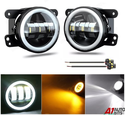 Led round fog lights - 4",