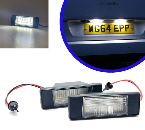 Pair led rear number licence - rear,